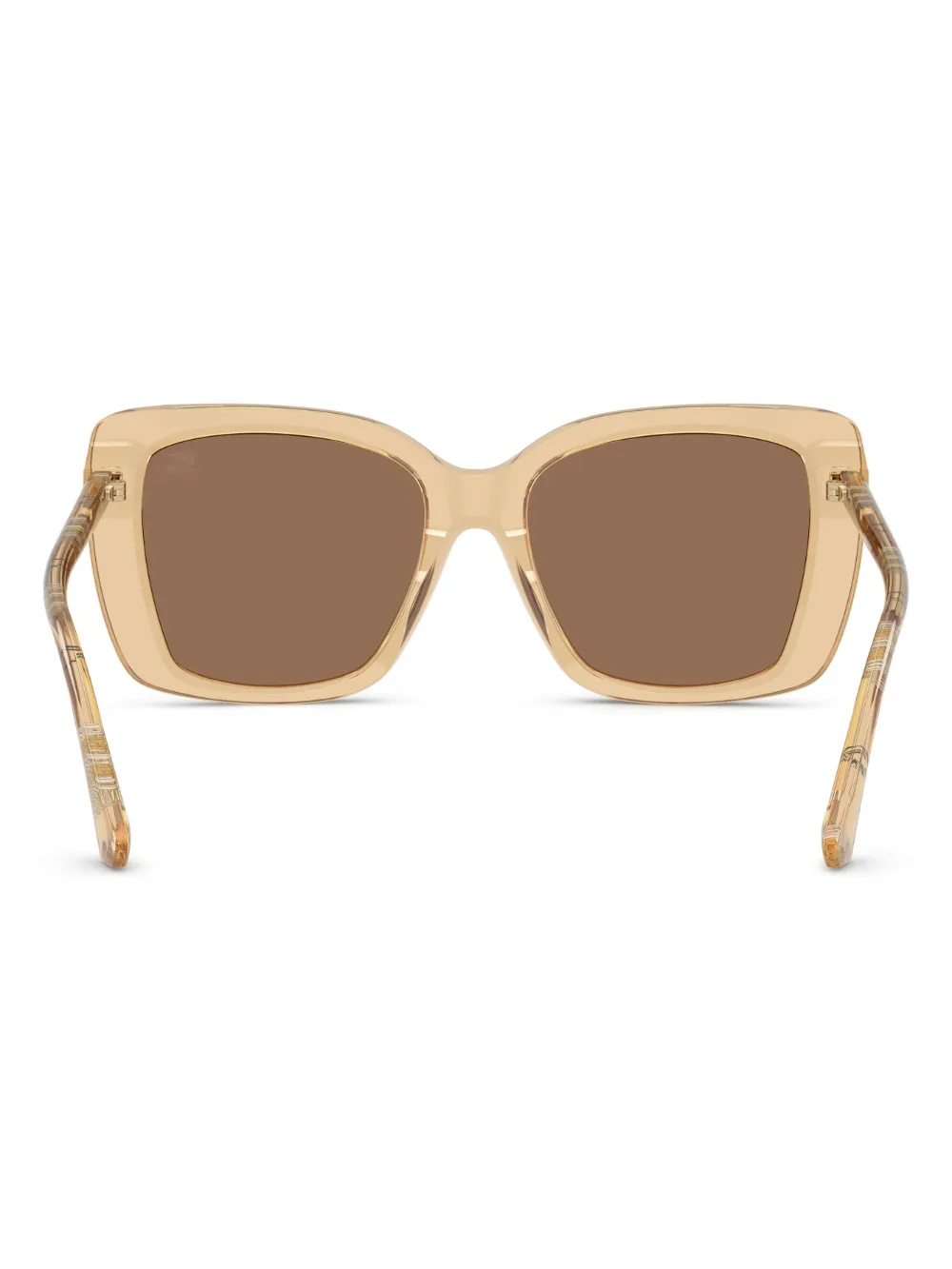 Burberry Eyewear Zonnebril met vierkant montuur Beige
