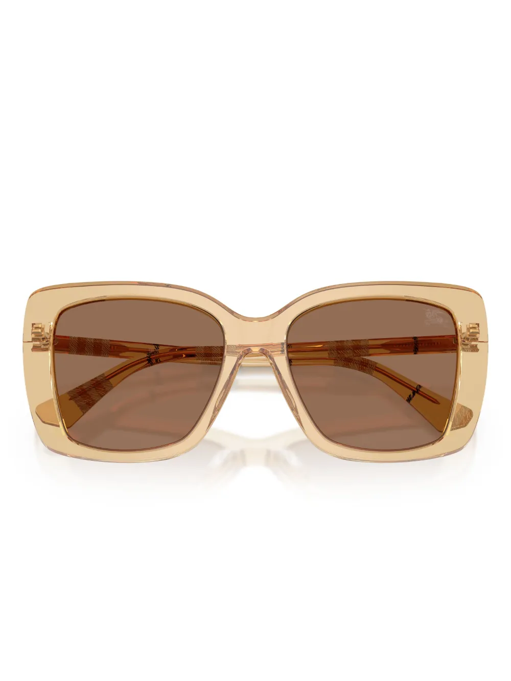 Burberry Eyewear Zonnebril met vierkant montuur Beige