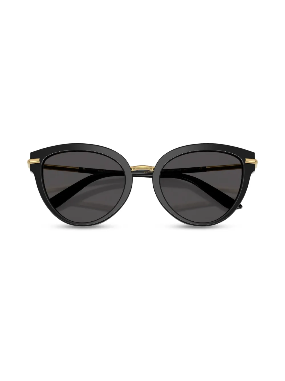 Dolce & Gabbana Logo-engraved Sunglasses In Black
