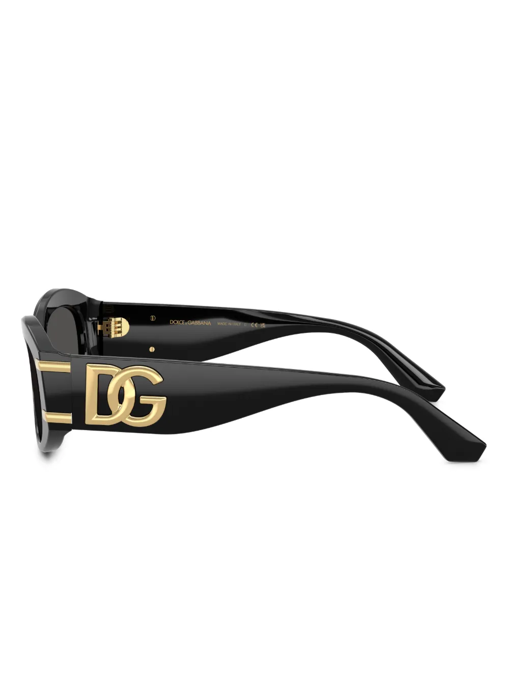 Dolce & Gabbana Eyewear Zonnebril met DG logo Zwart