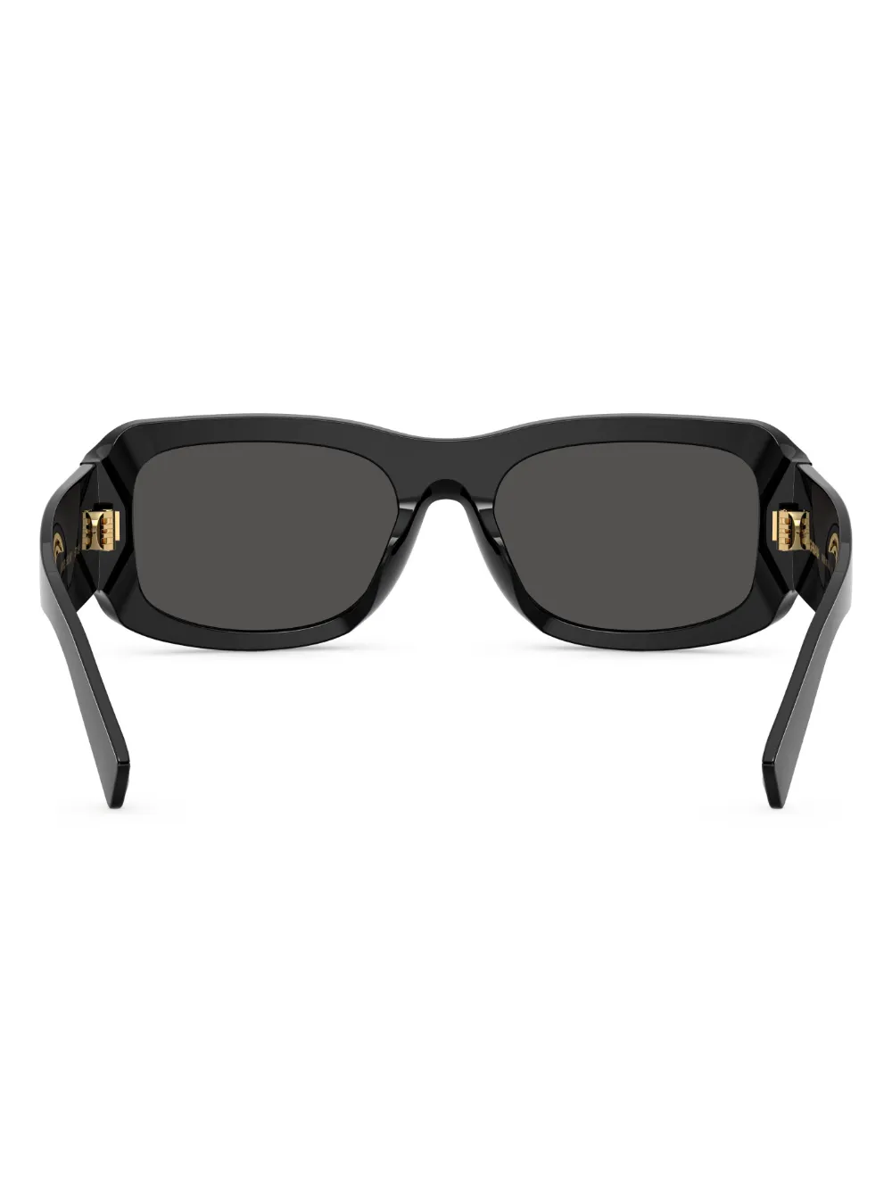 Dolce & Gabbana Eyewear Zonnebril met rechthoekig montuur Zwart