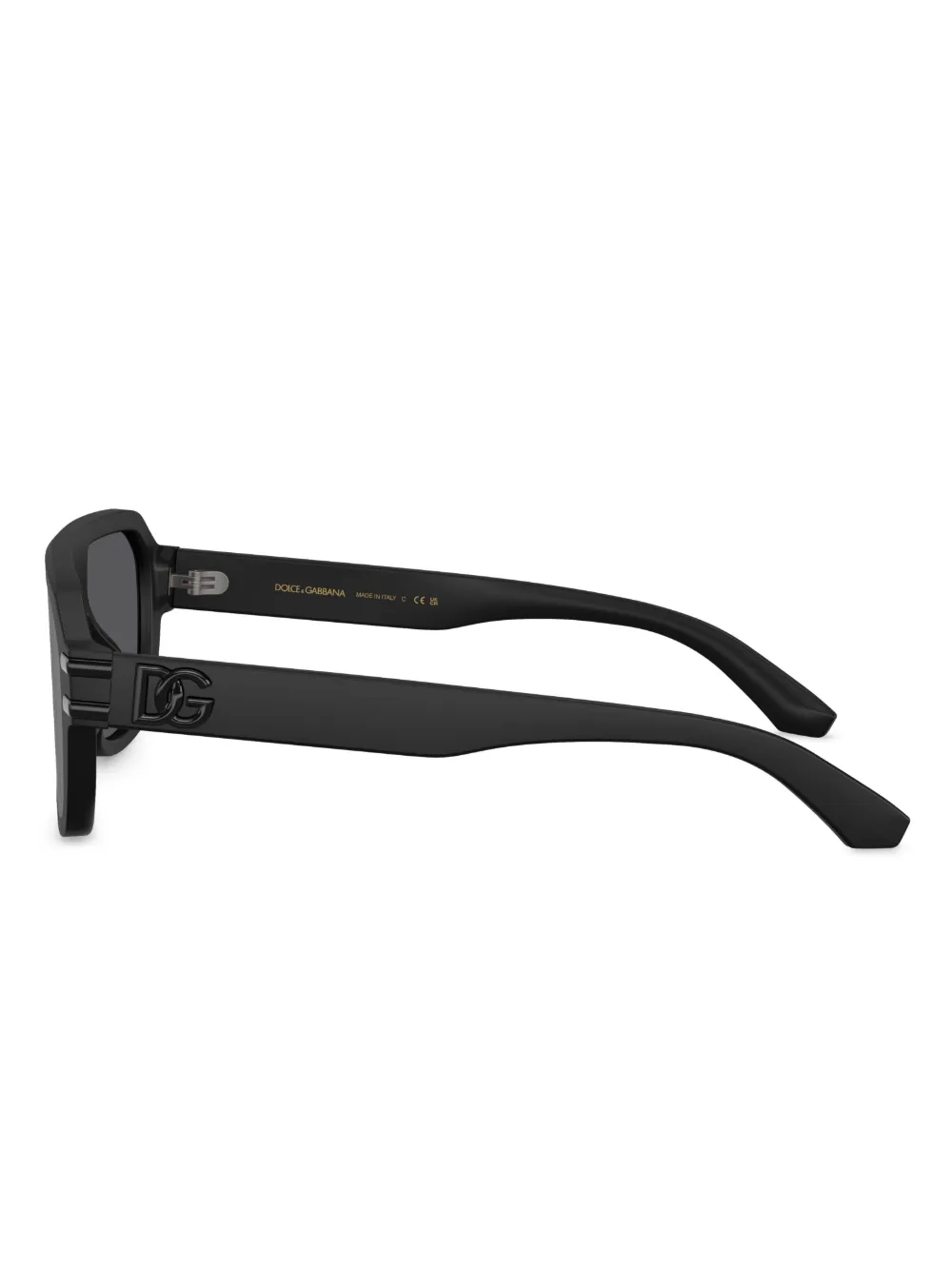 Dolce & Gabbana Eyewear Zonnebril met piloten montuur Zwart