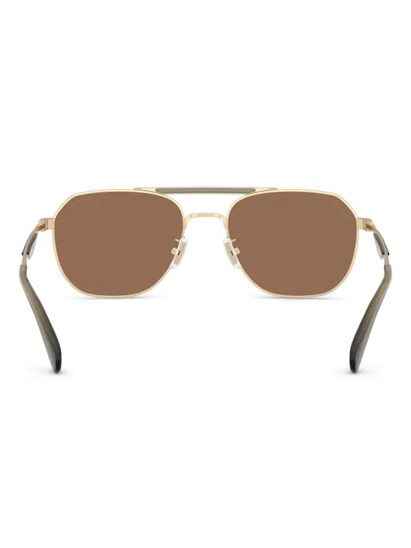 Coach pilot-frame Sunglasses | Brown | FARFETCH display picture 2