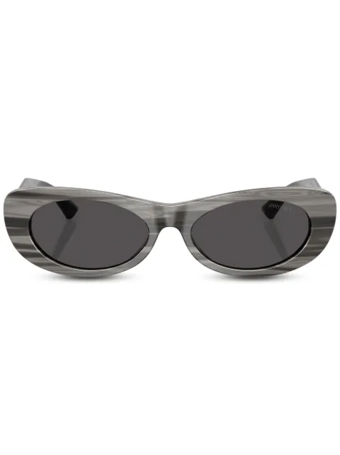Jimmy Choo Eyewear lentes de sol con placa del logo