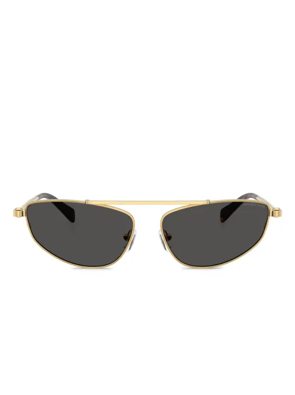 サングラス Michael Kors Woman Sunglasses Gold 0MK1160 PALE Michael Kors MK1160 Biarritz Sunglasses | LensCrafters