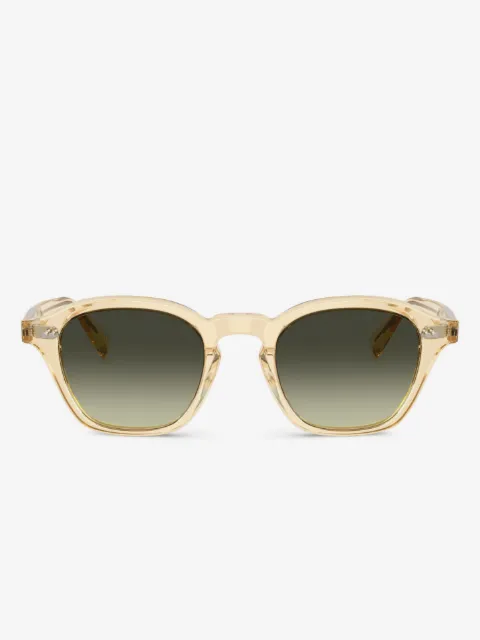 Oliver Peoples lentes de sol marrón claro