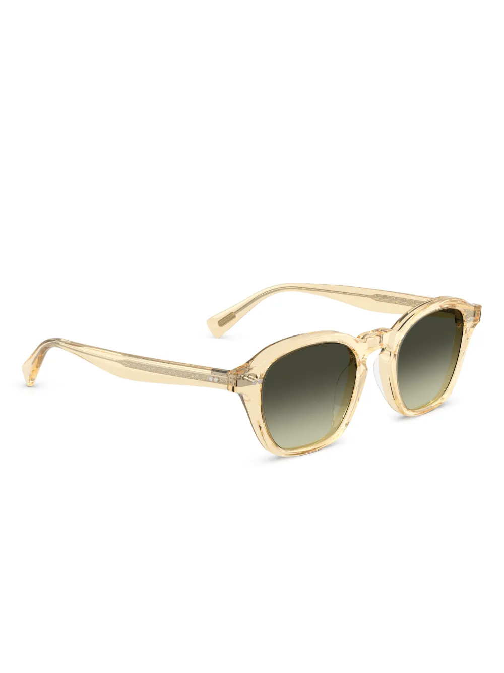 Oliver Peoples Zonnebril met lichtbruin montuur