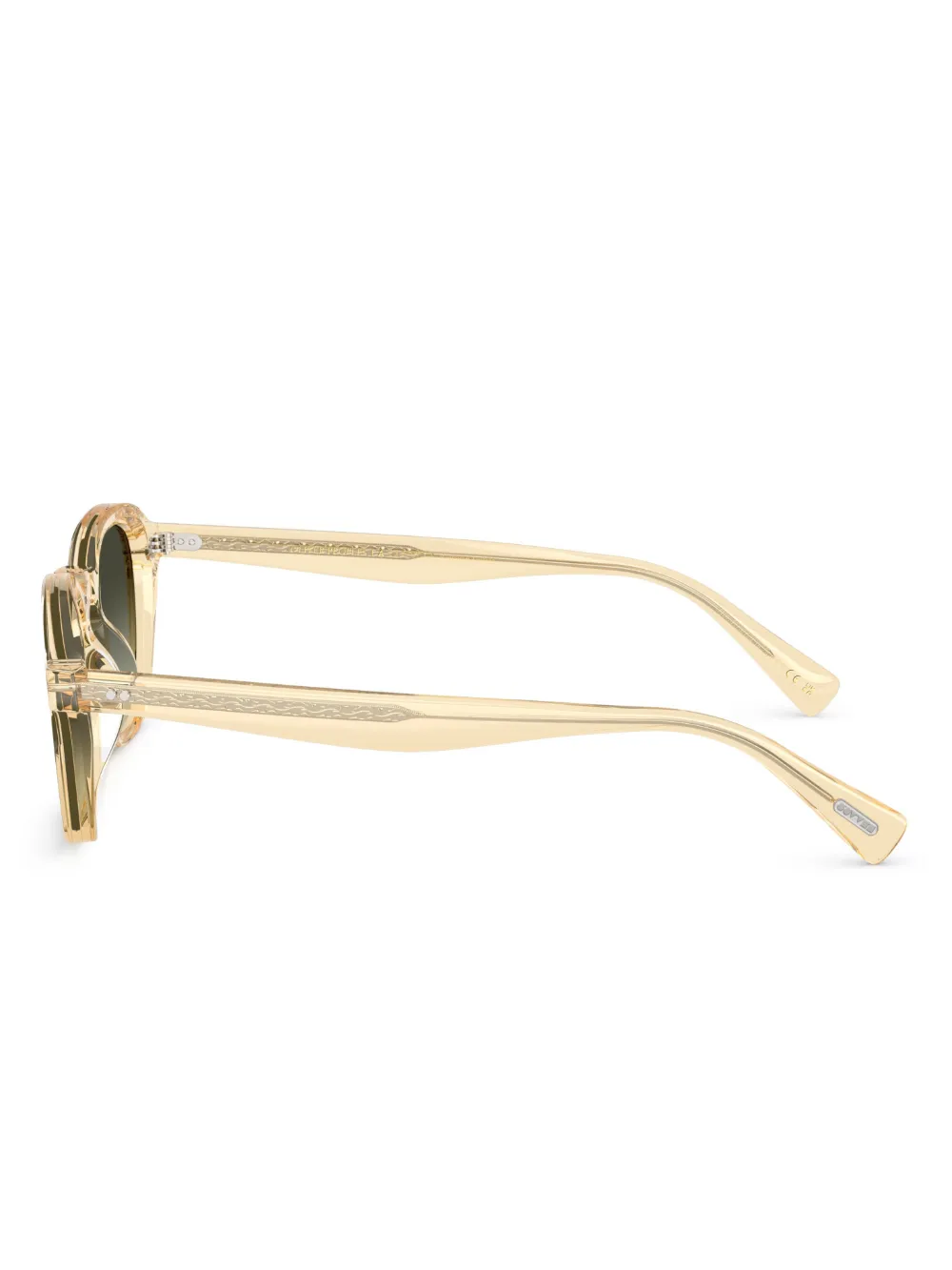 Oliver Peoples Zonnebril met lichtbruin montuur