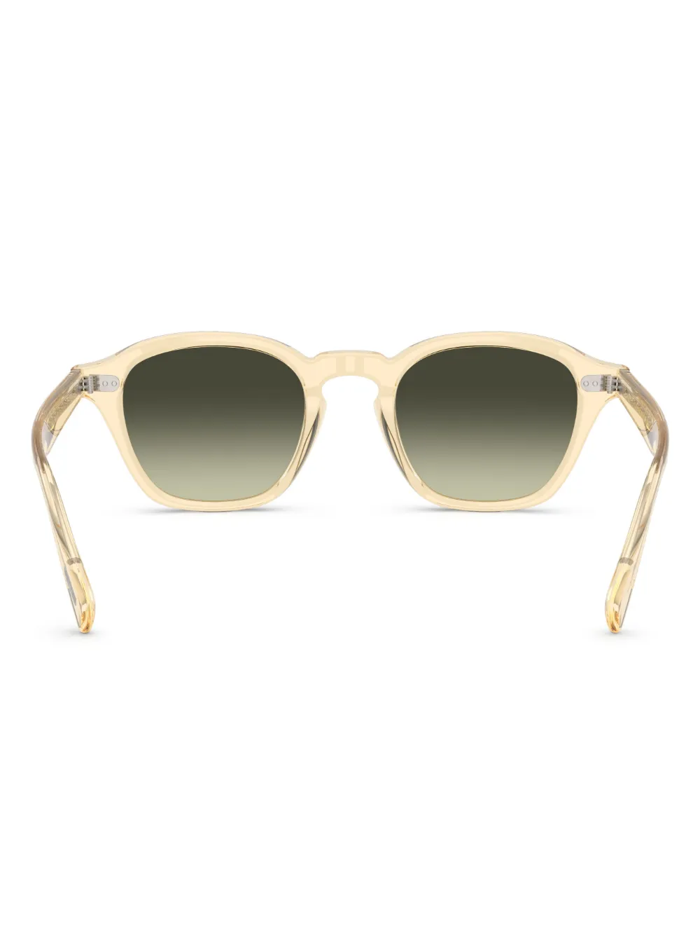 Oliver Peoples Zonnebril met lichtbruin montuur