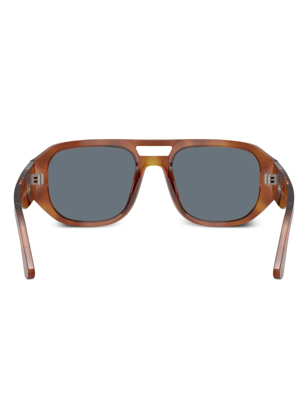 Persol Zonnebril met vierkant montuur Bruin