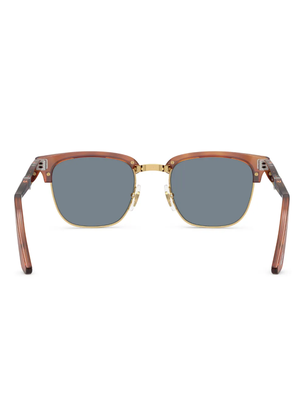 Persol Zonnebril met vierkant montuur Bruin