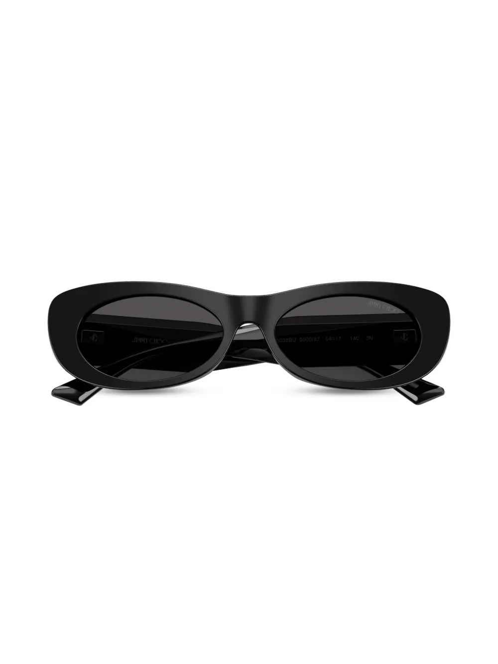 Jimmy Choo Jc 5038bu 500087 54mm Womens Oval Sunglasses In Black