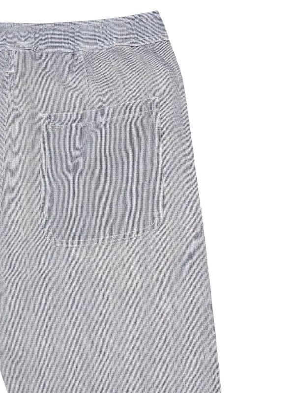 120% Lino リネン パンツ | グレー | FARFETCH JP