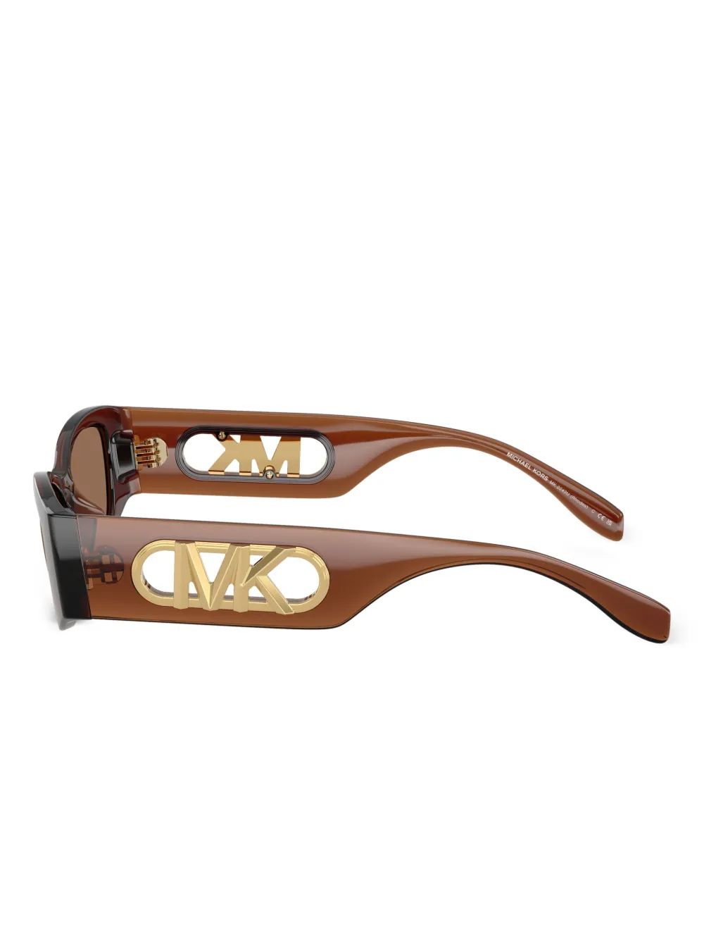 Michael Kors Woman Sunglass Mk2243u Rhodes In Brown