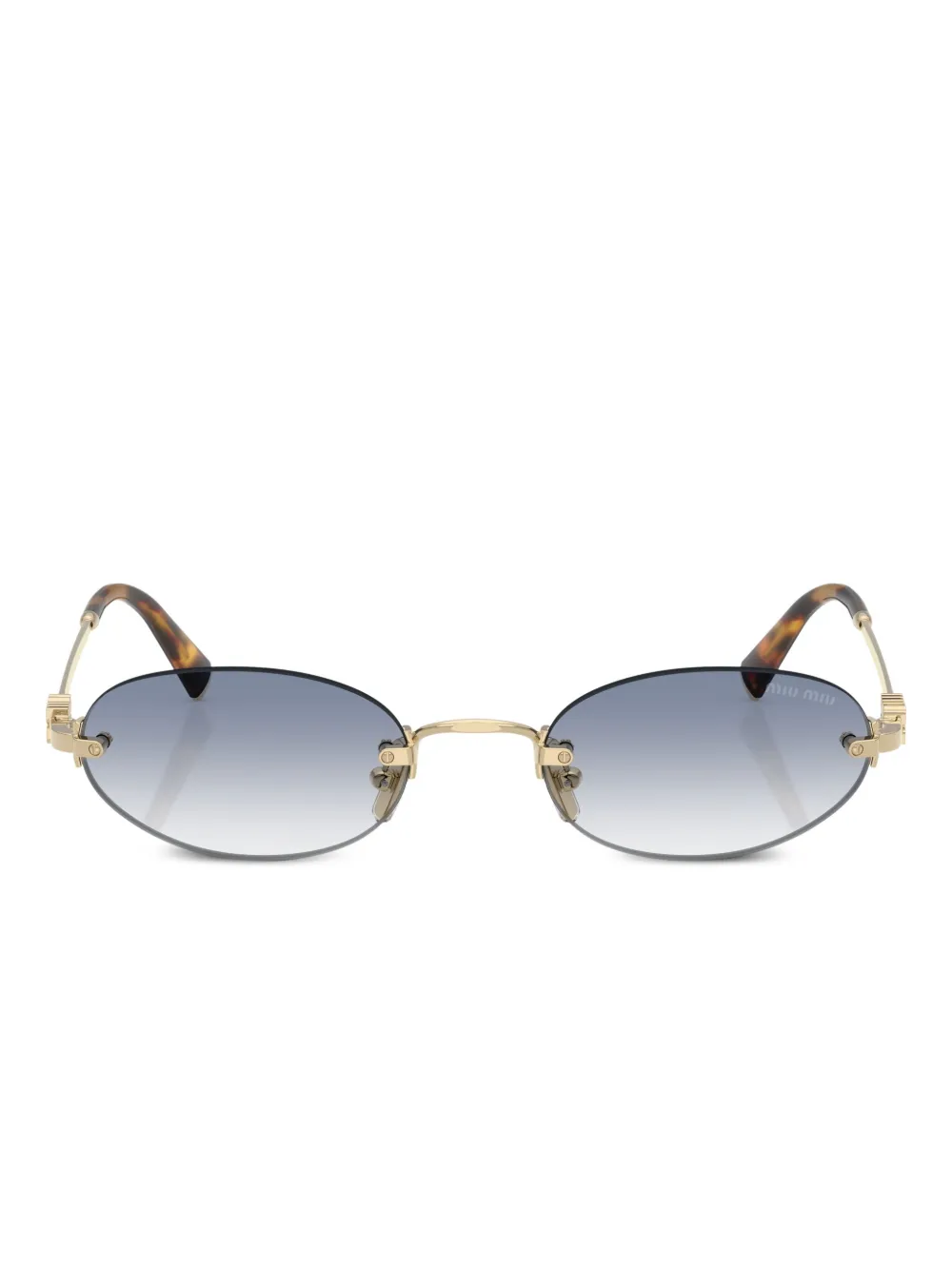 Miu Eyewear MU A54S zonnebril Goud