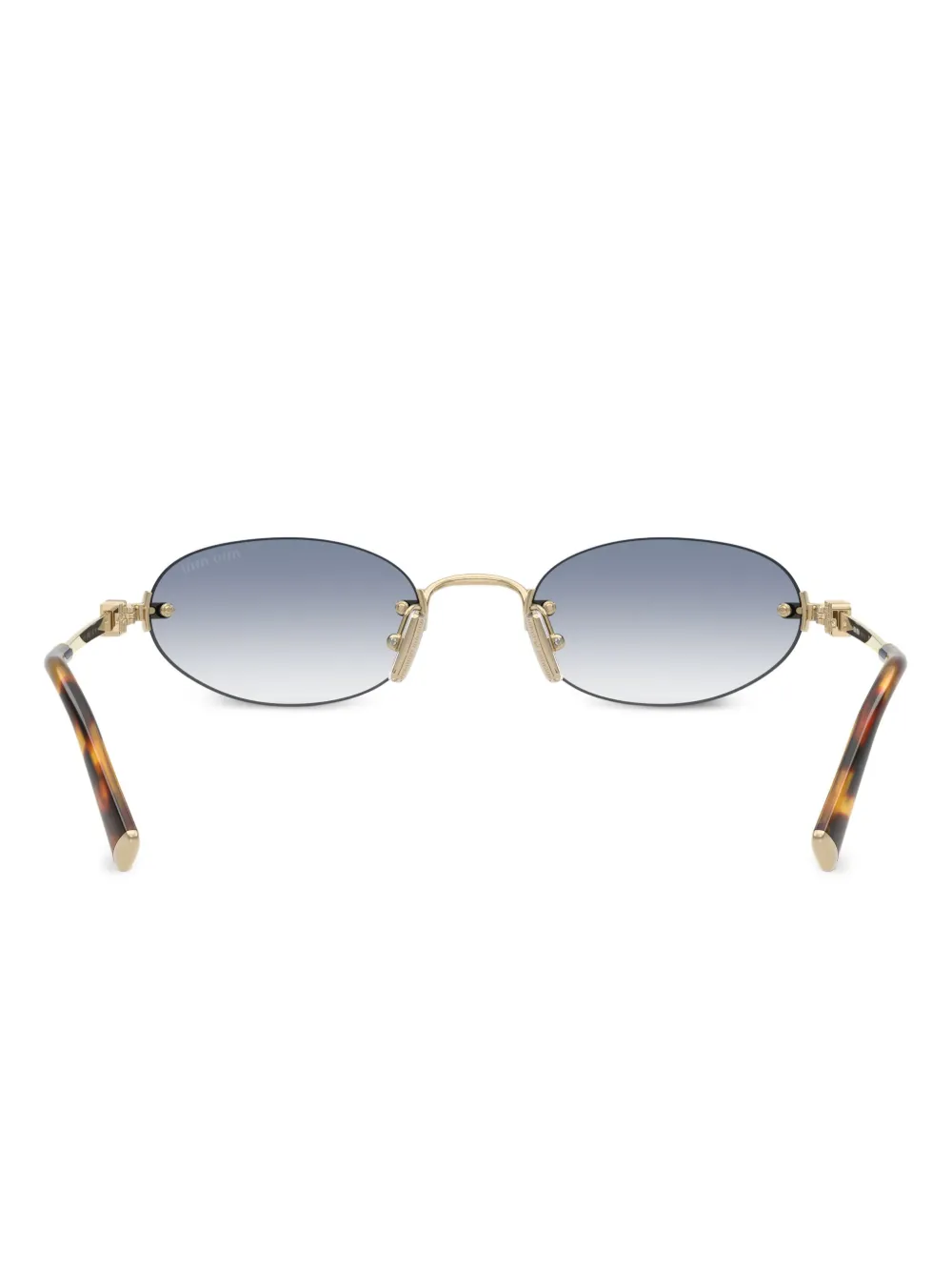 Miu Eyewear MU A54S zonnebril Goud