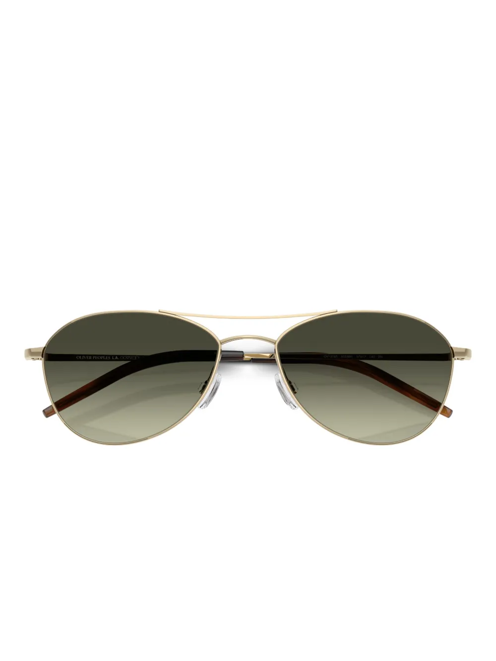 oliver peoples AERO ブラック OLIVER PEOPLES × THE ROW AERO