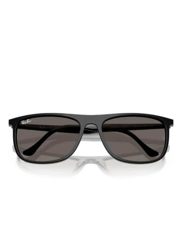 Ray-Ban スクエアフレーム サングラス | ブラック | FARFETCH JP