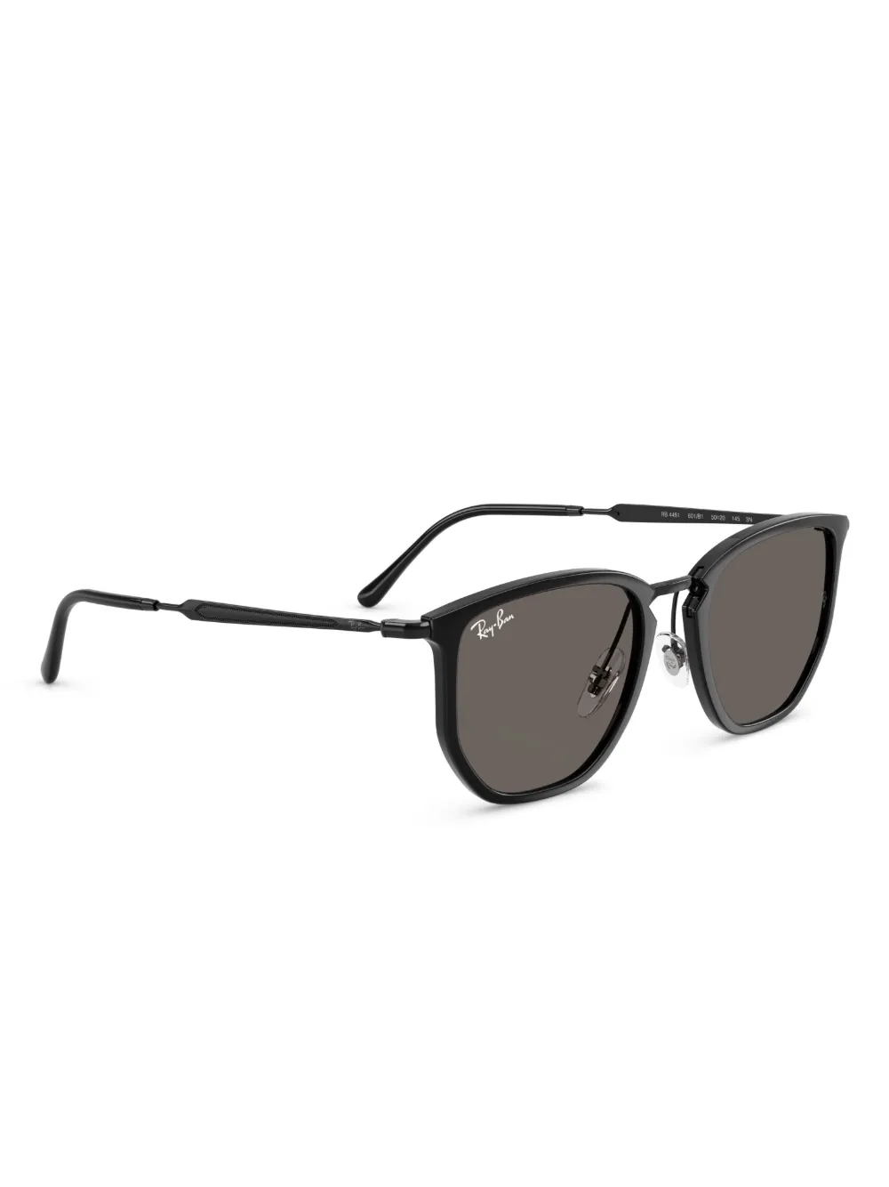 Ray-Ban Zonnebril met geometrisch montuur Zwart