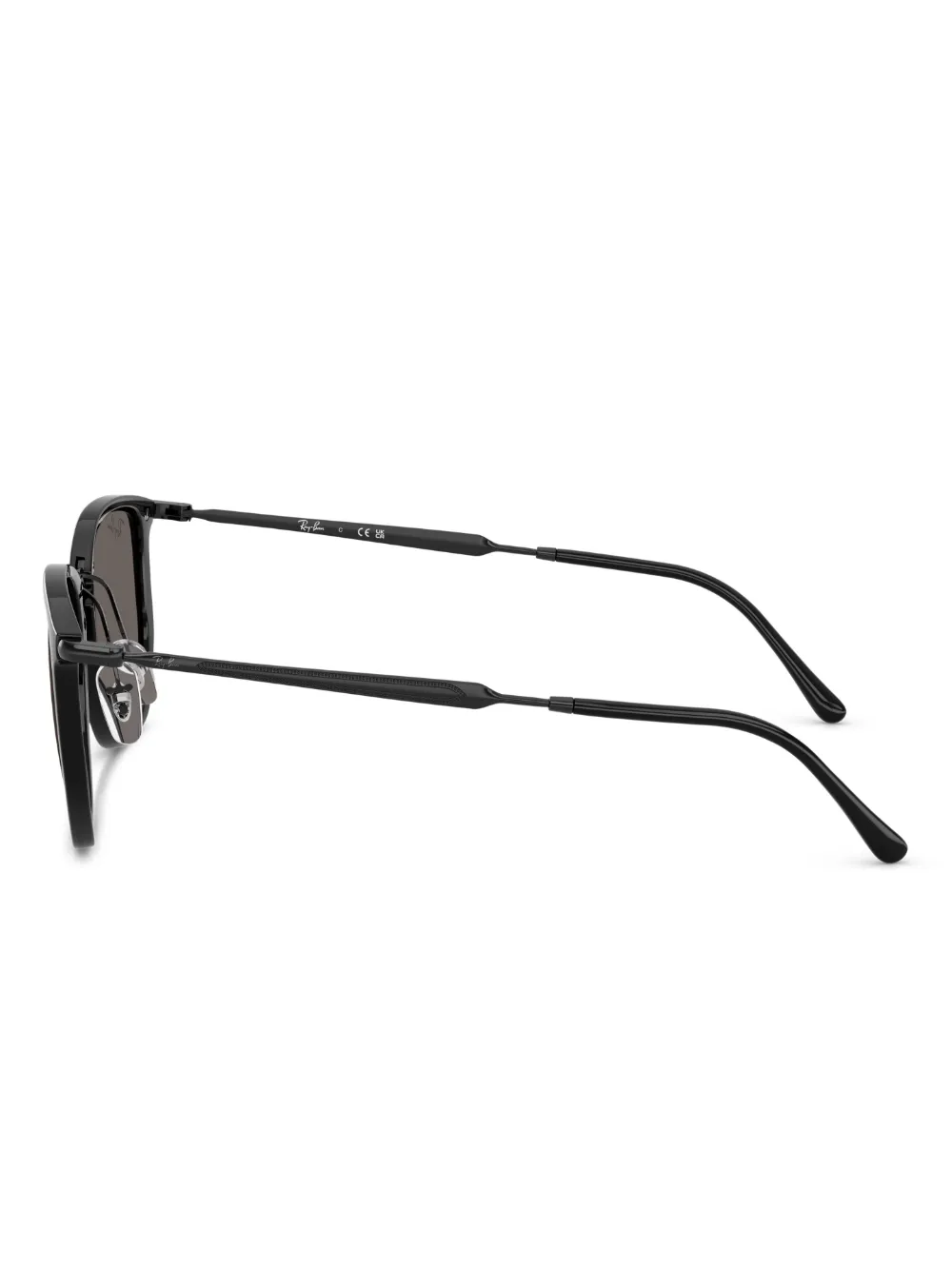 Ray-Ban Zonnebril met geometrisch montuur Zwart