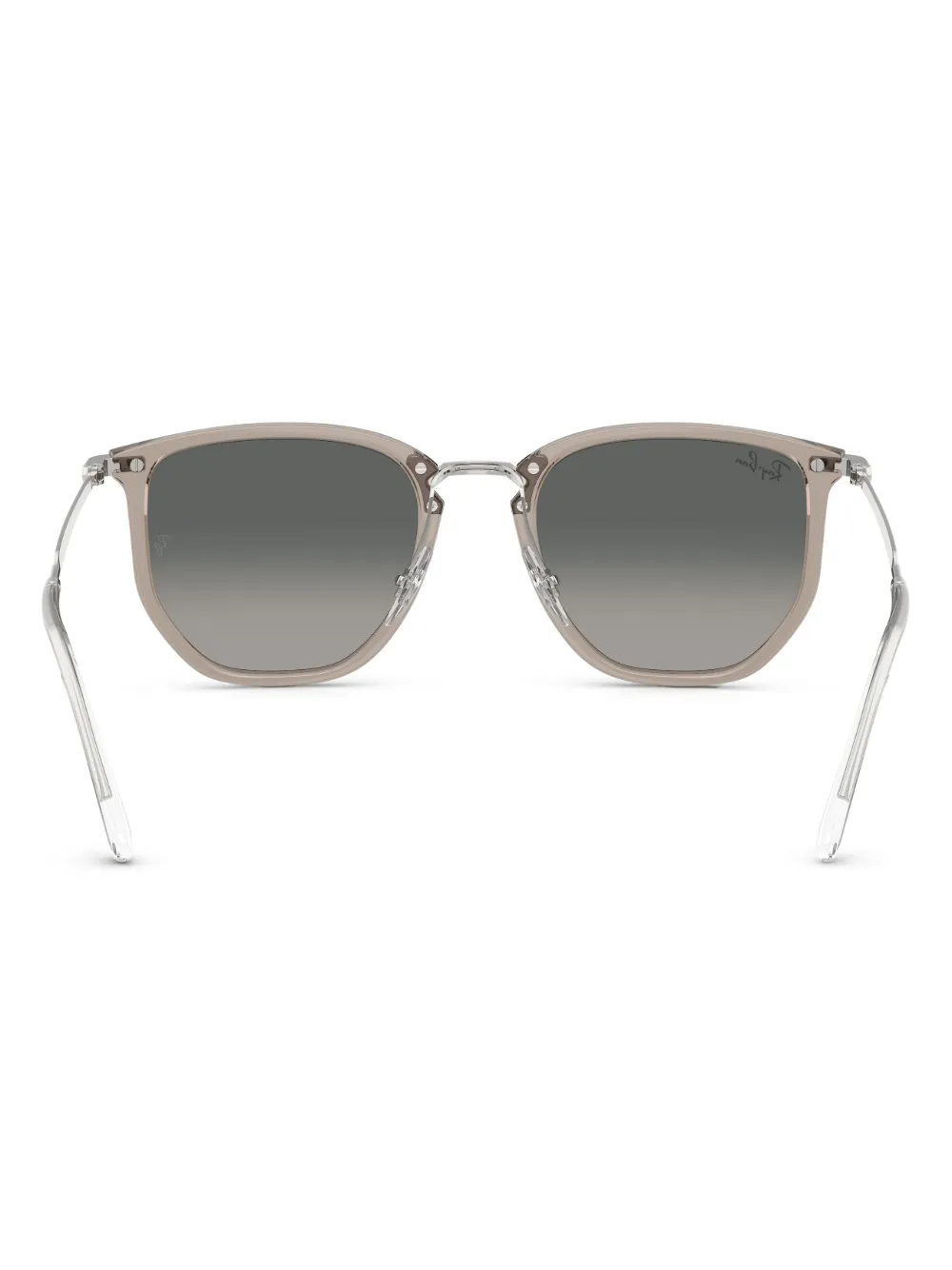 Ray-Ban Zonnebril met geometrisch montuur Grijs