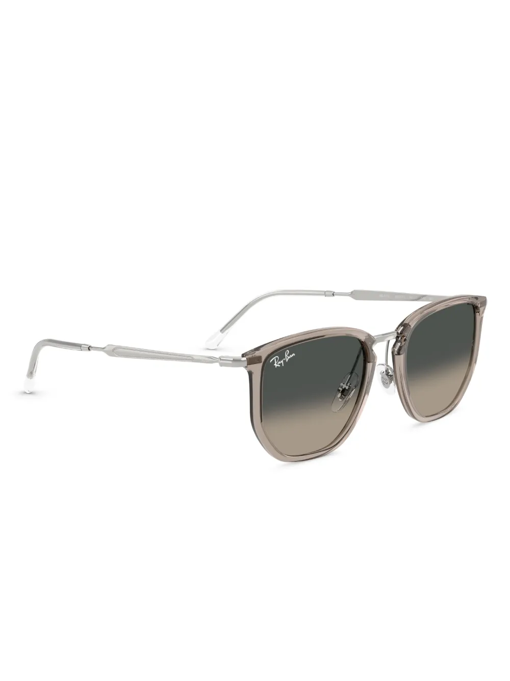 Ray-Ban Zonnebril met geometrisch montuur Grijs