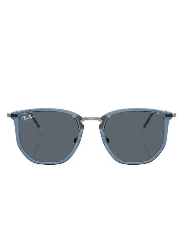 Ray-Ban ジオメトリックフレーム サングラス | ブルー | FARFETCH JP
