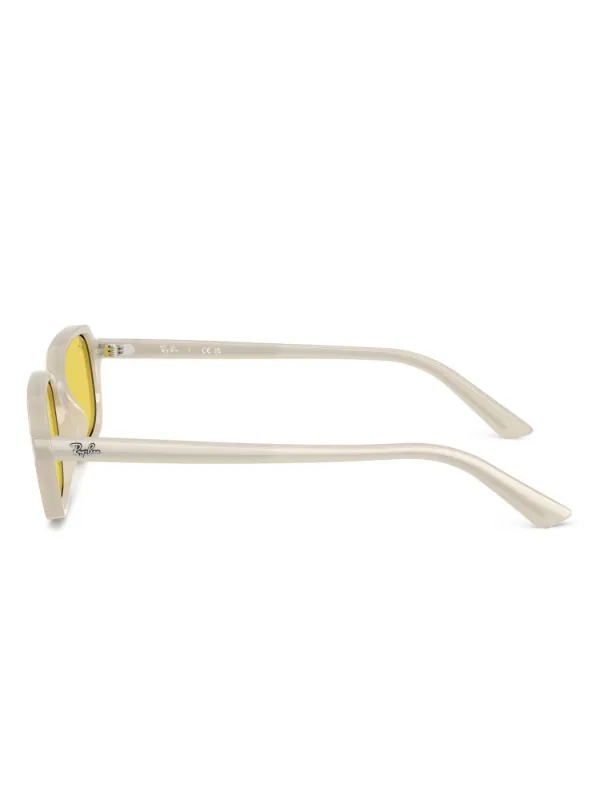 Ray-Ban Zuri Bio-Based Sunglasses | White | FARFETCH