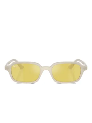 Ray-Ban Zuri rectangle-frame Sunglasses | Brown | FARFETCH RO