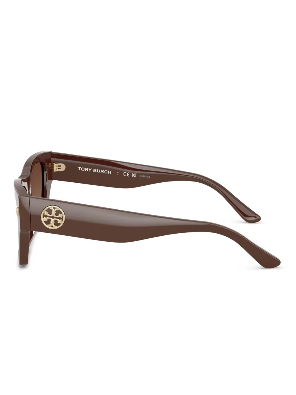 Tory Burch Square-frame Sunglasses In Brown
