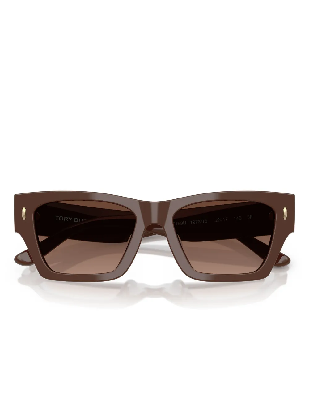 Tory Burch Square-frame Sunglasses In Brown