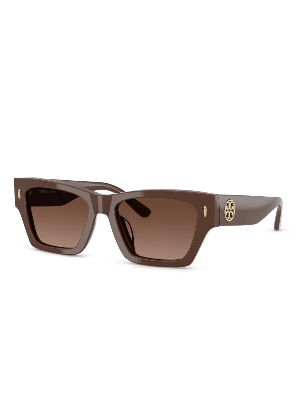 Tory Burch Square-frame Sunglasses In Brown
