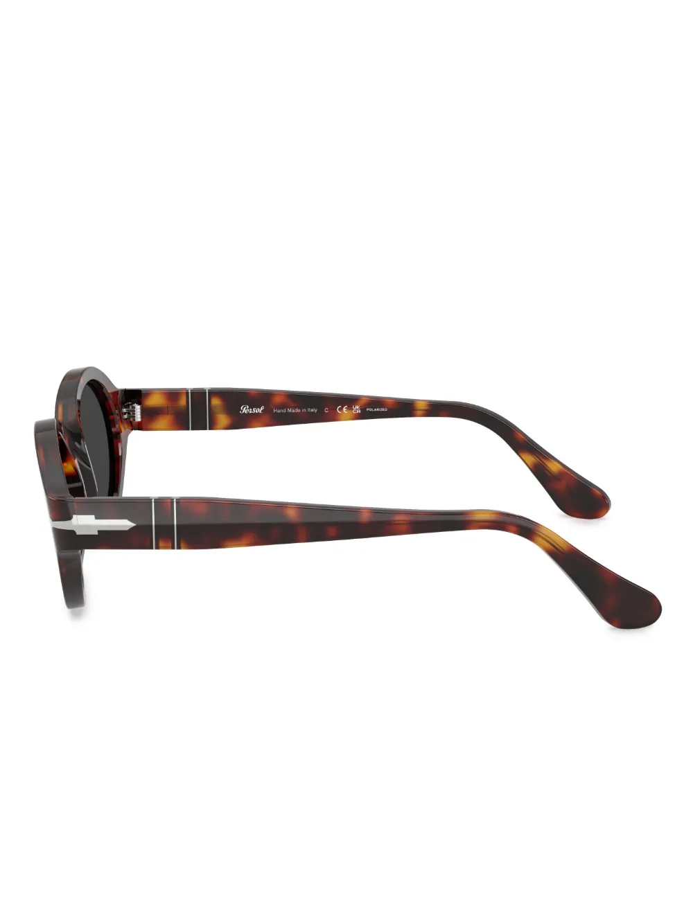 Persol Zonnebril met ovalen montuur Groen