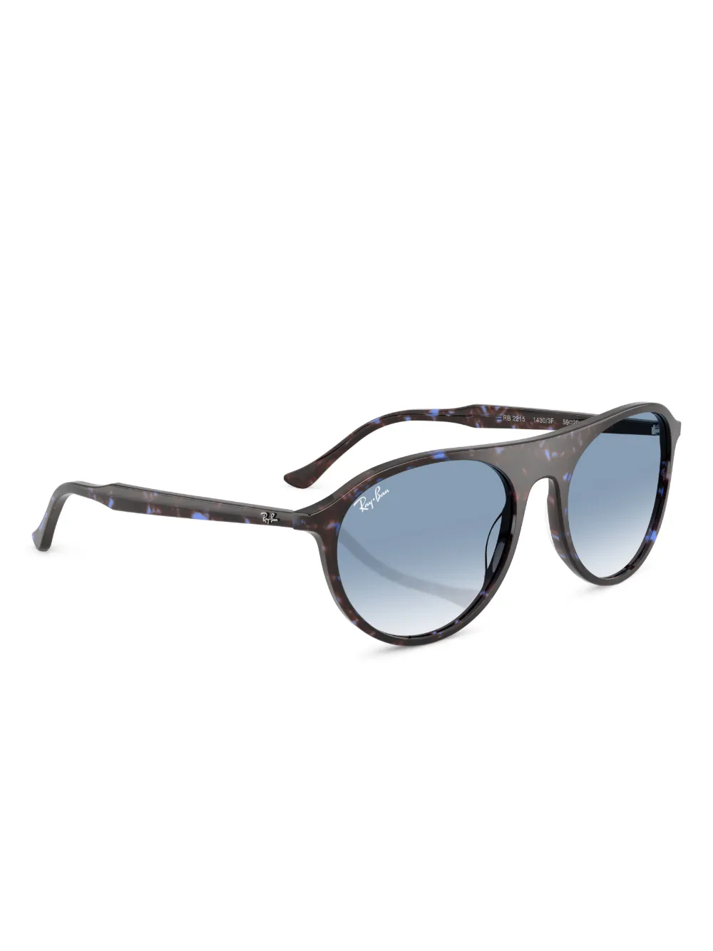 Ray-Ban Zonnebril met geometrisch montuur Bruin