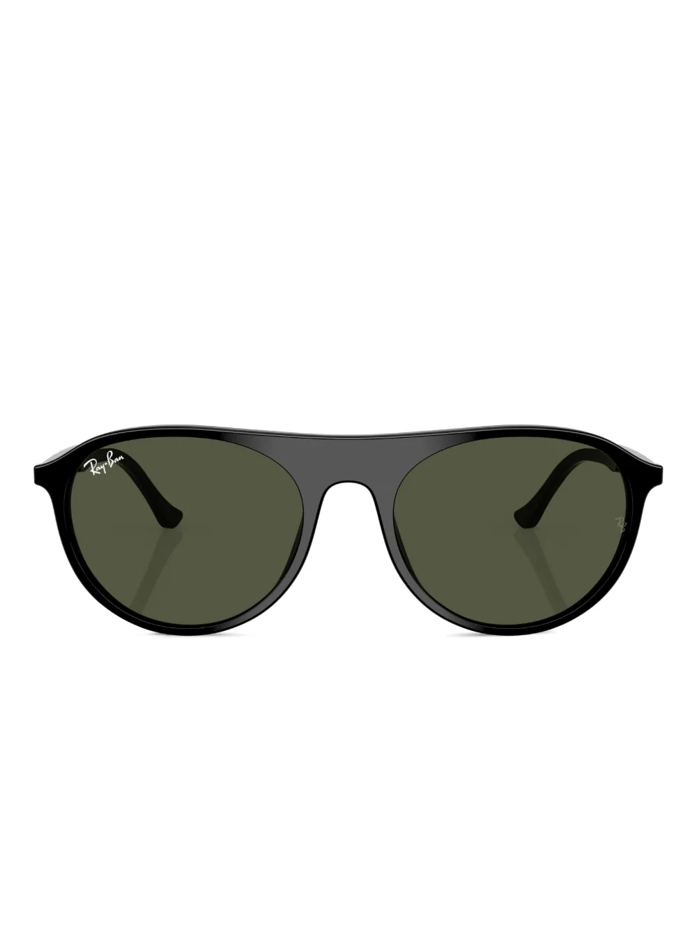 Ray-Ban round-frame sunglasses | Black | Image 1