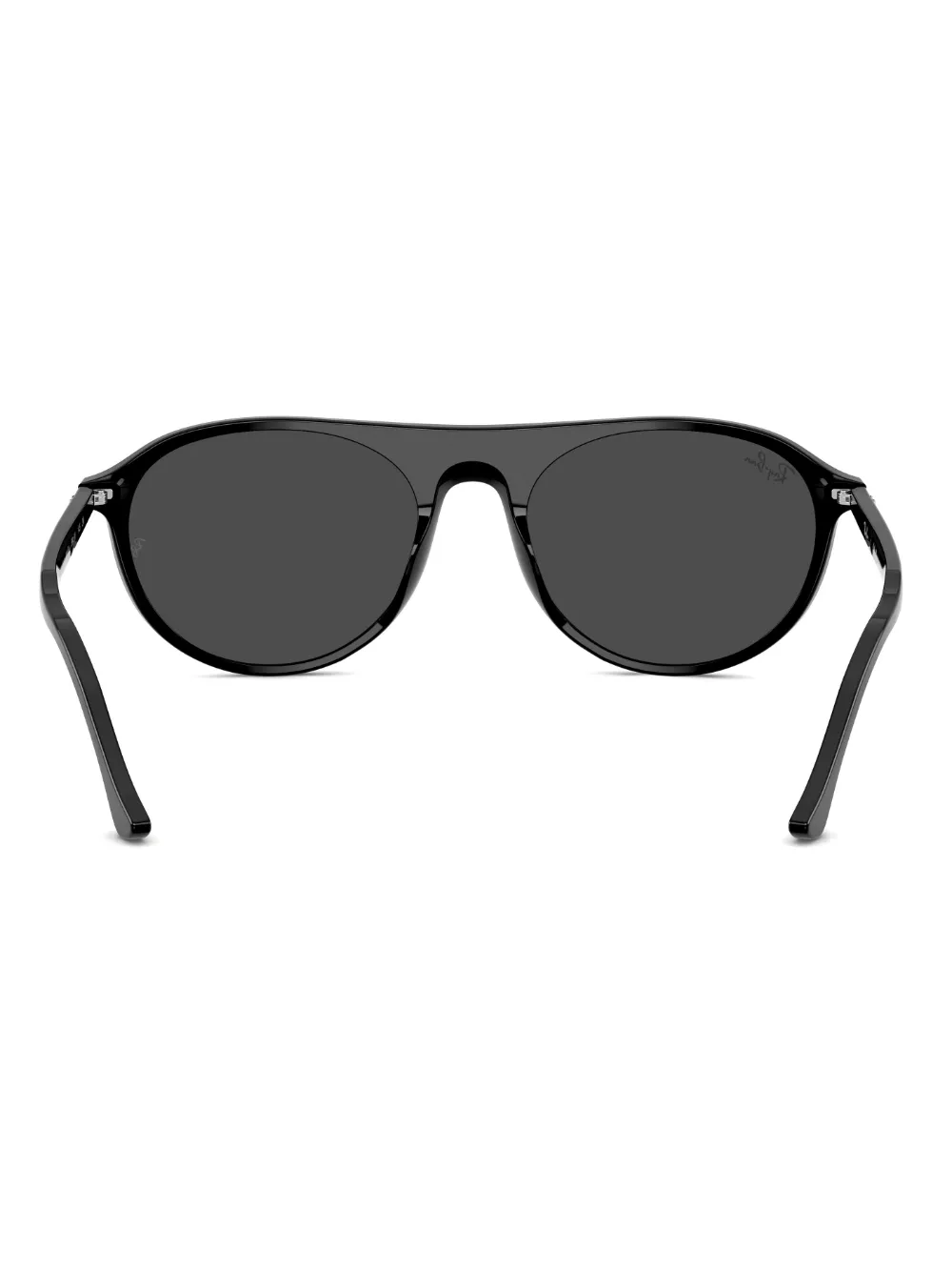 Ray-Ban Zonnebril met rond montuur Zwart