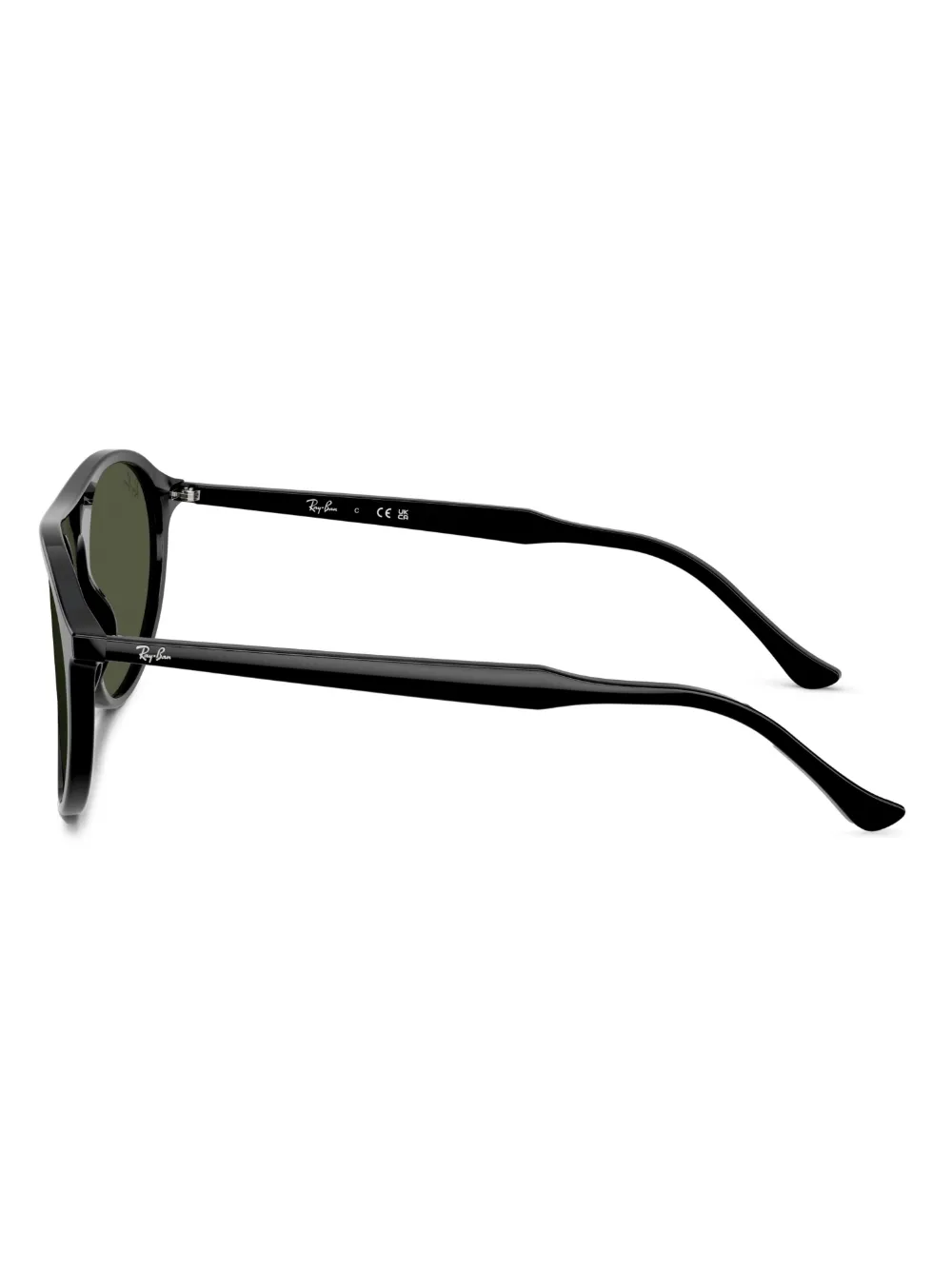 Ray-Ban Zonnebril met rond montuur Zwart