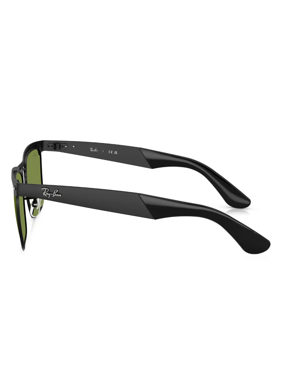 Shop Ray Ban Wayfarer Deluxe Sunglasses In Black