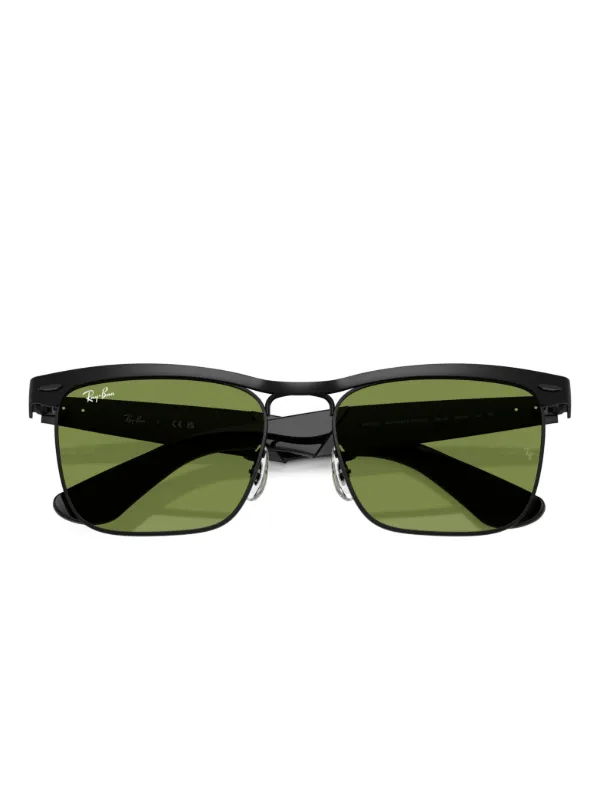 Ray-Ban Wayfarer Deluxe Sunglasses | Black | FARFETCH RO
