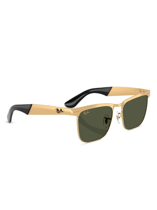 Ray-Ban Wayfarer Deluxe Sunglasses | Gold | FARFETCH