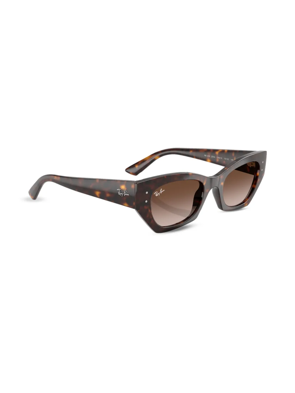 Ray Ban Rb2201 Cat-eye Frame Sunglasses In Brown
