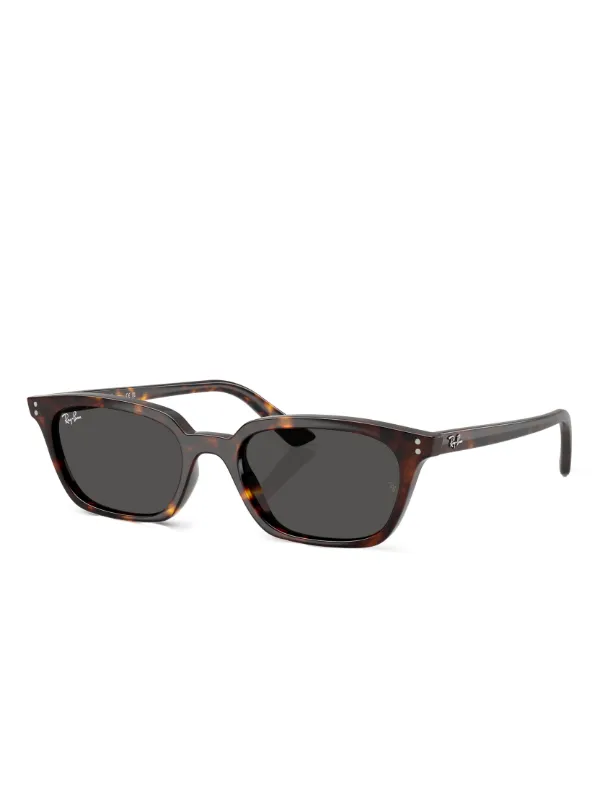 Ray-Ban ZAYA BIO-BASEDスクエア サングラス ZAYA BIO-BASED Sunglasses in Black and Dark Grey Polar - RB4456F