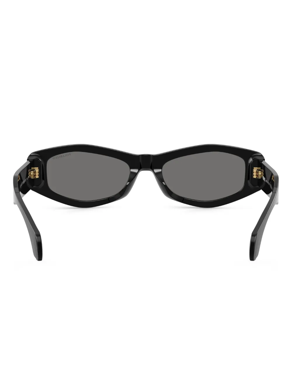 Versace Eyewear Zonnebril met geometrisch montuur Zwart