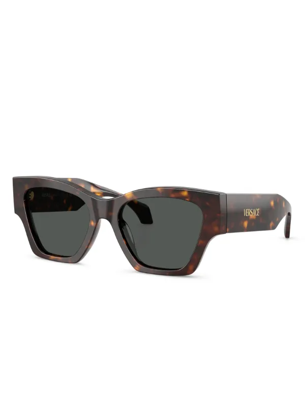 Versace Eyewear wayfarer-frame Sunglasses Brown FARFETCH JO