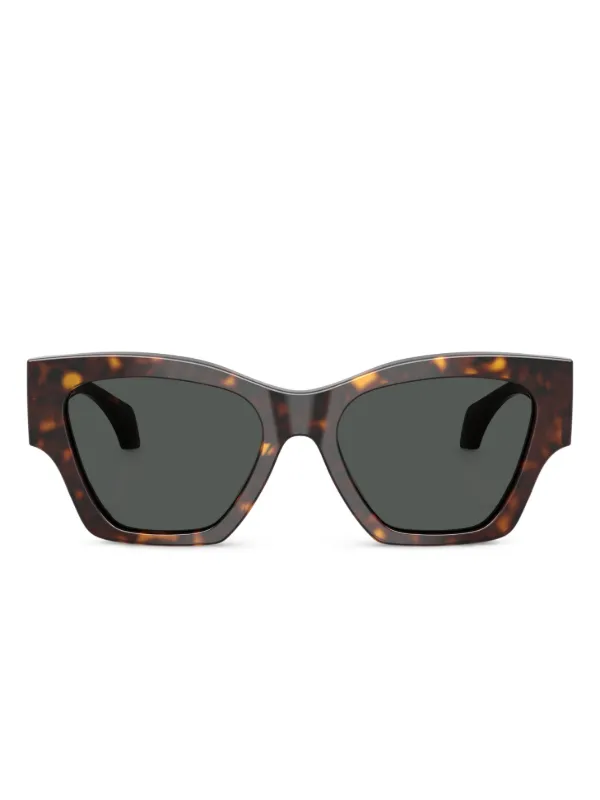 Versace Eyewear wayfarer-frame Sunglasses Brown FARFETCH IN