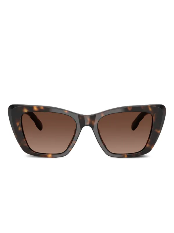 Tortoiseshell Cat Eye Sunglasses - Brown LensesTory Burch Tory Burch TY7216U S (52 - 18) with Brown lenses and  main image 3