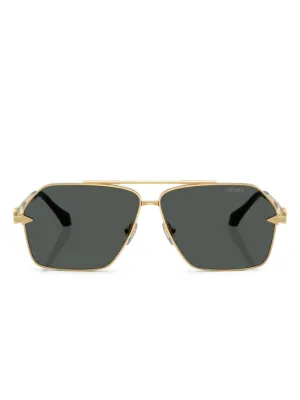 NWOT Dolce & Gabbana Stefano DG2303 Black Gold Sunglasses Aviators Eyewear Pilot Stefano sunglasses in Gold for Men | Dolce&Gabbana® main image 4