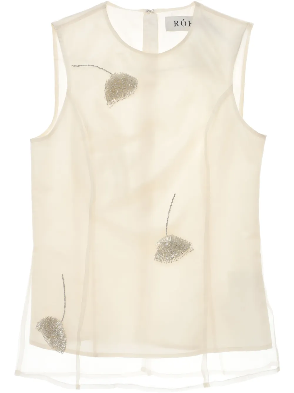 Róhe embellished sleeveless top