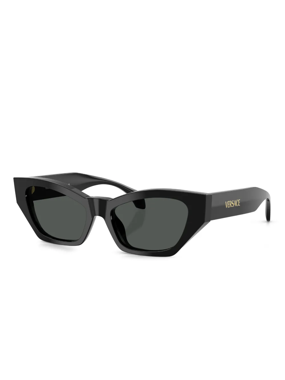 Versace Eyewear Zonnebril met cat-eye montuur - Zwart