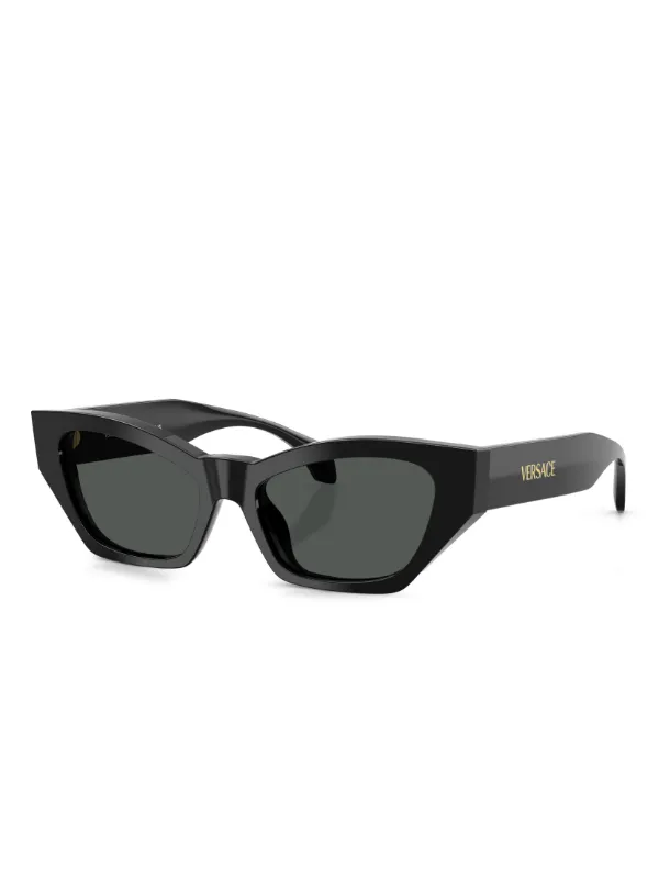 美品　VERSACE キャットアイ サングラス メドゥーサ レジェンド キャットアイ サングラス ブラック